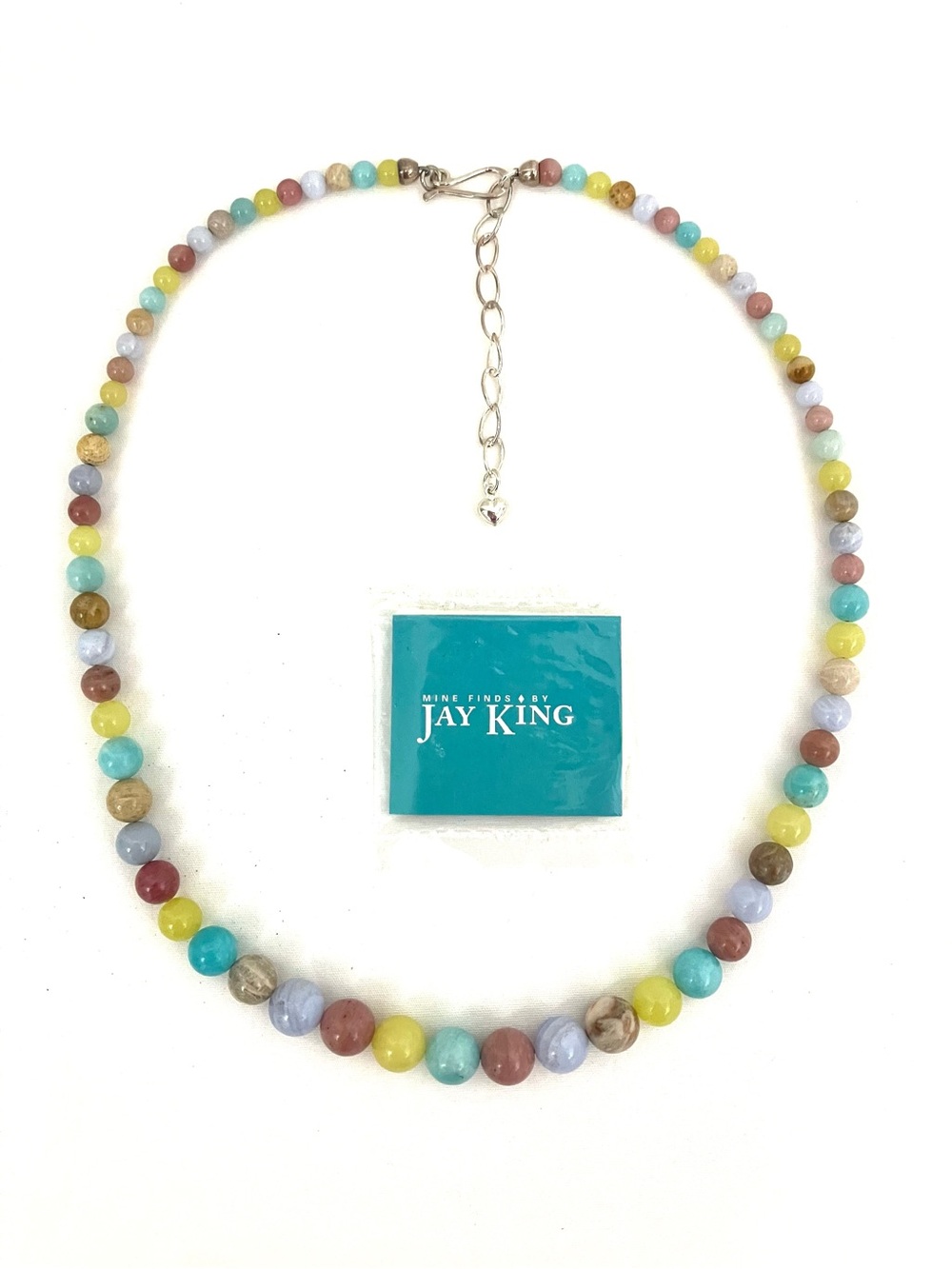 Jay King Multi Gem Beaded Necklace